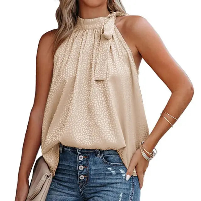 Nives – Top Halter de Estilo Versátil y con Clase