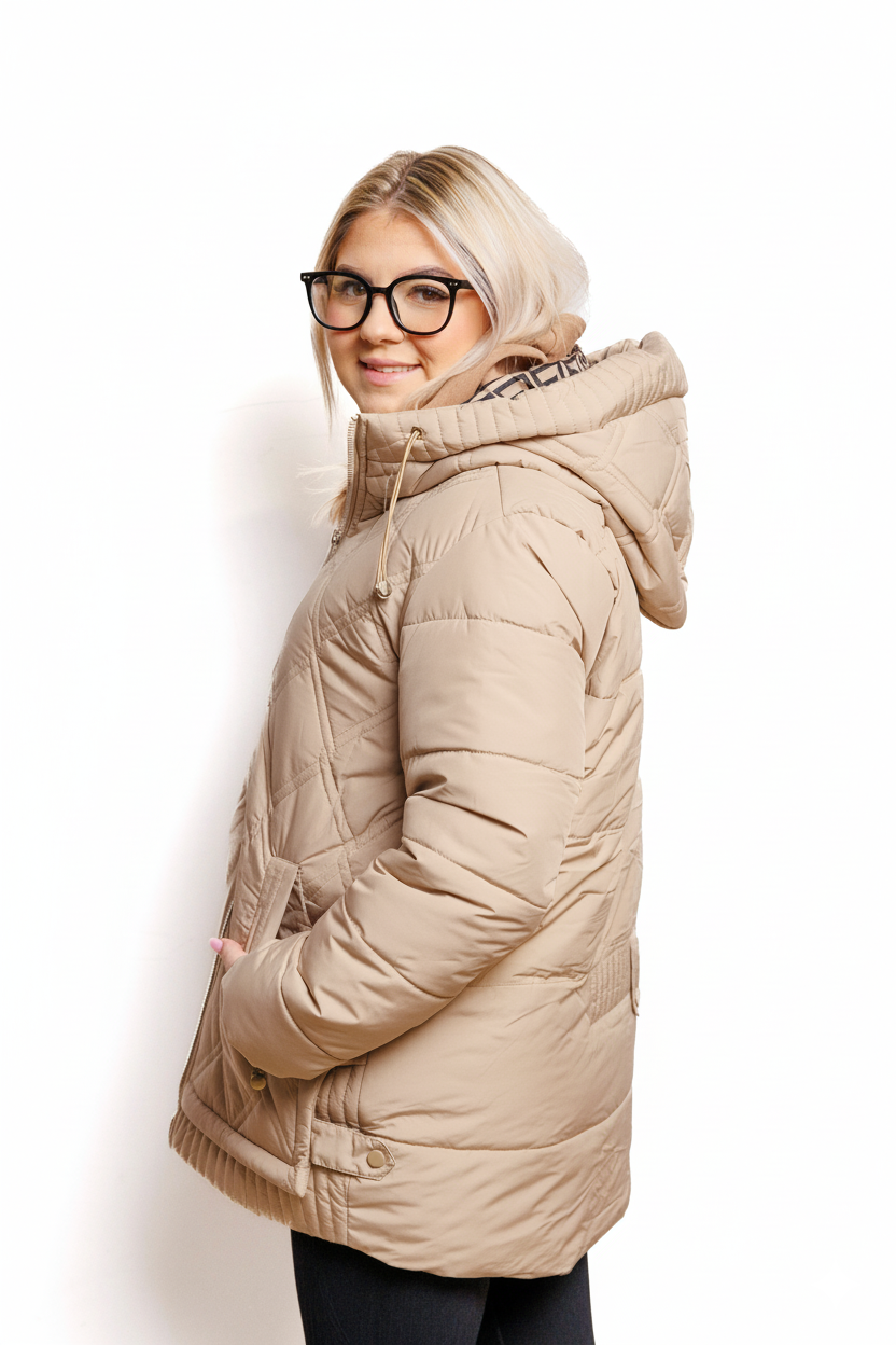 Eliane | Chaqueta de Invierno Calida Ligera e Impermeable Tallas Grandes