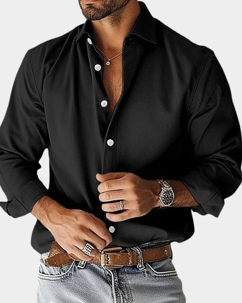| CHEMISE BOUTONNÉE ÉTIREMENT COUPE SLIM POUR HOMME