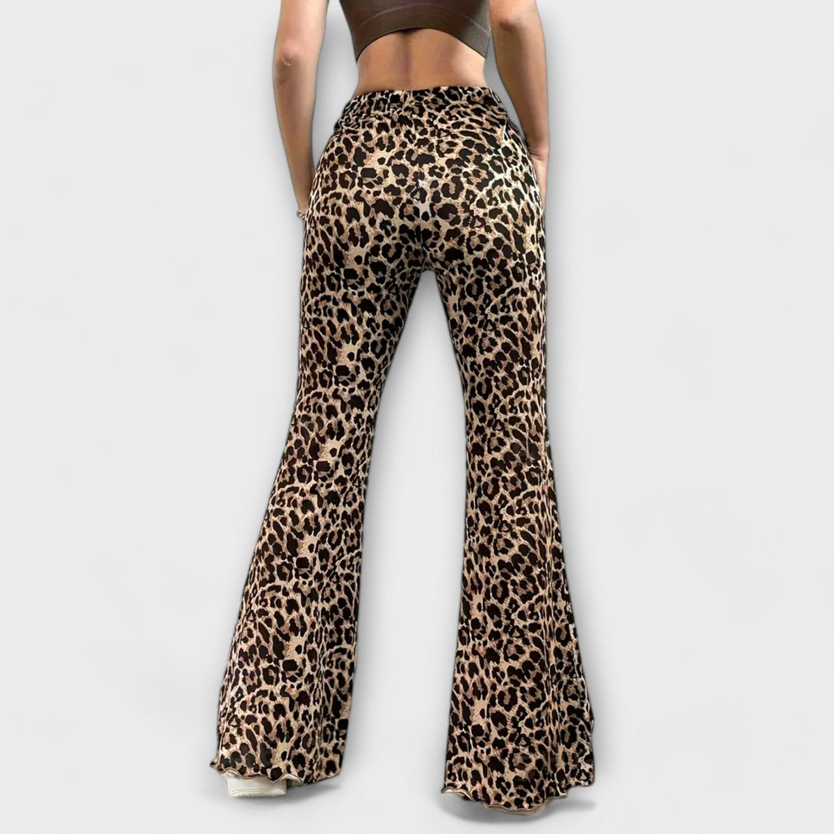 Nevenka - Pantalones con estampado de leopardo