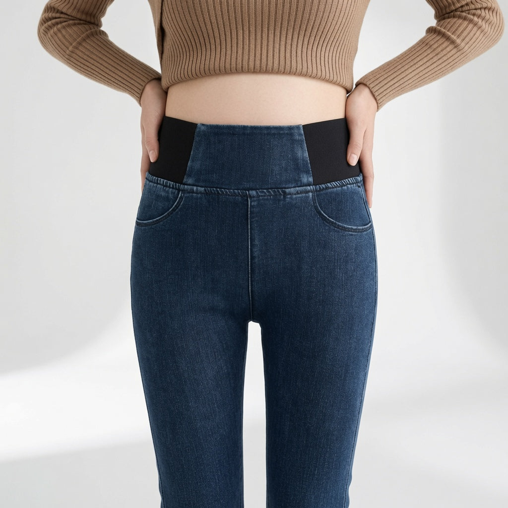 Loréva™ — Vaquero Moldeador Talle Alto Confort