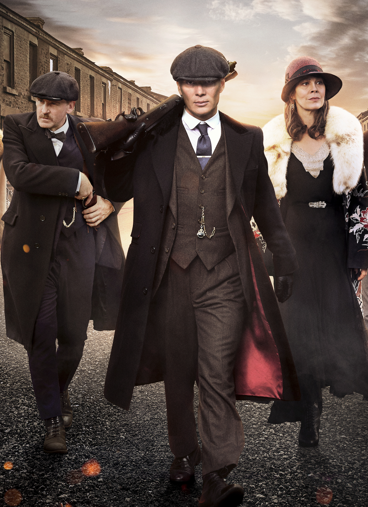 Abrigo Tommy Shelby Signature - Negro