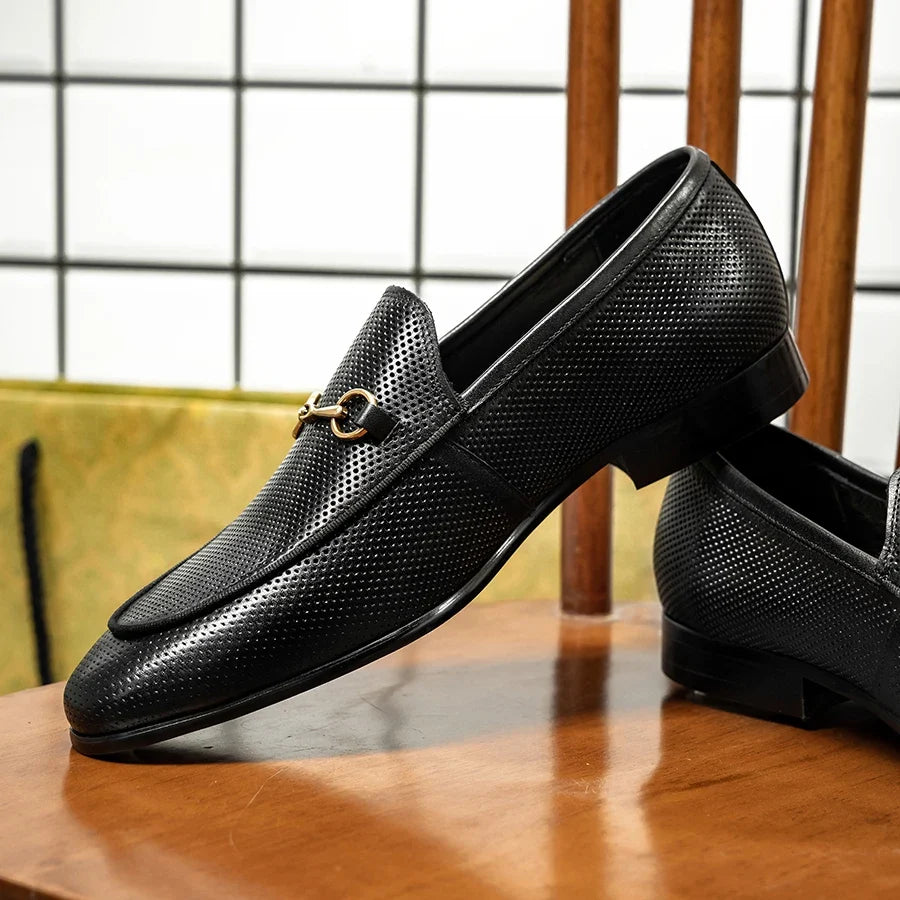 Mocasines de Cuero de Verano Leonardo