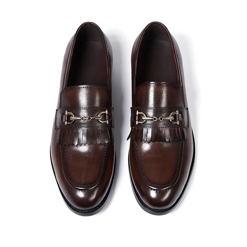 Zapatos de Cuero Clásicos para Boda Leonardo