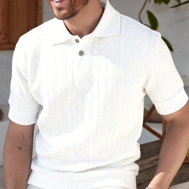 Polo de Golf de Verano con Cuello Polo