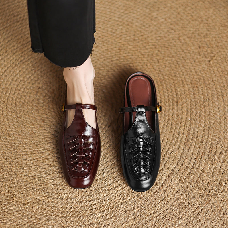 Riza | Mules Entrelazadas con Correa