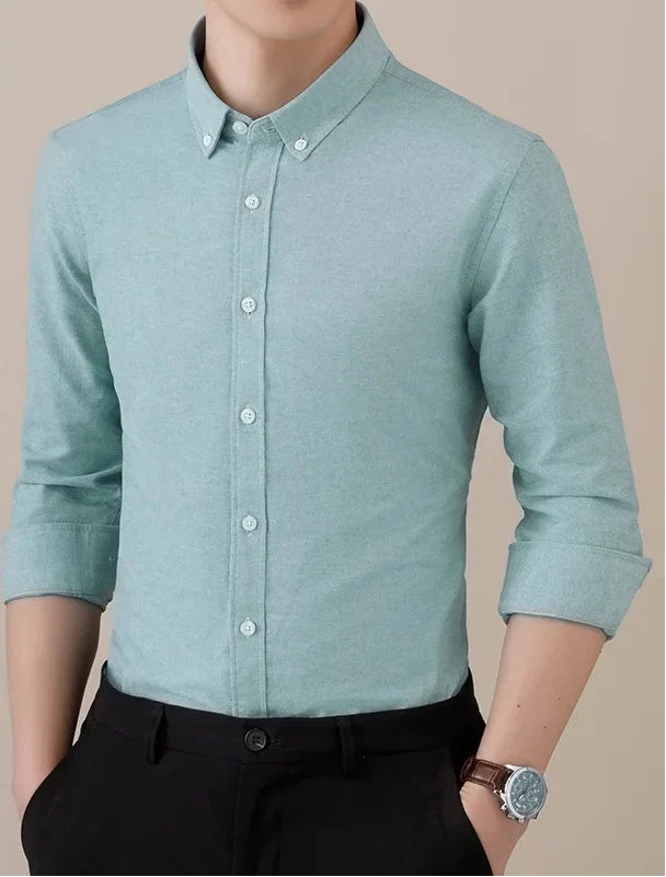Camisa Formal de Algodón de Manga Larga SAFARI