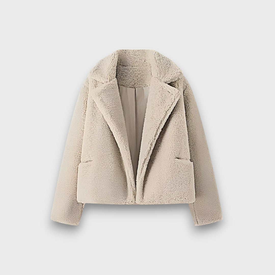 Elvianne – Blazer de cuello ancho
