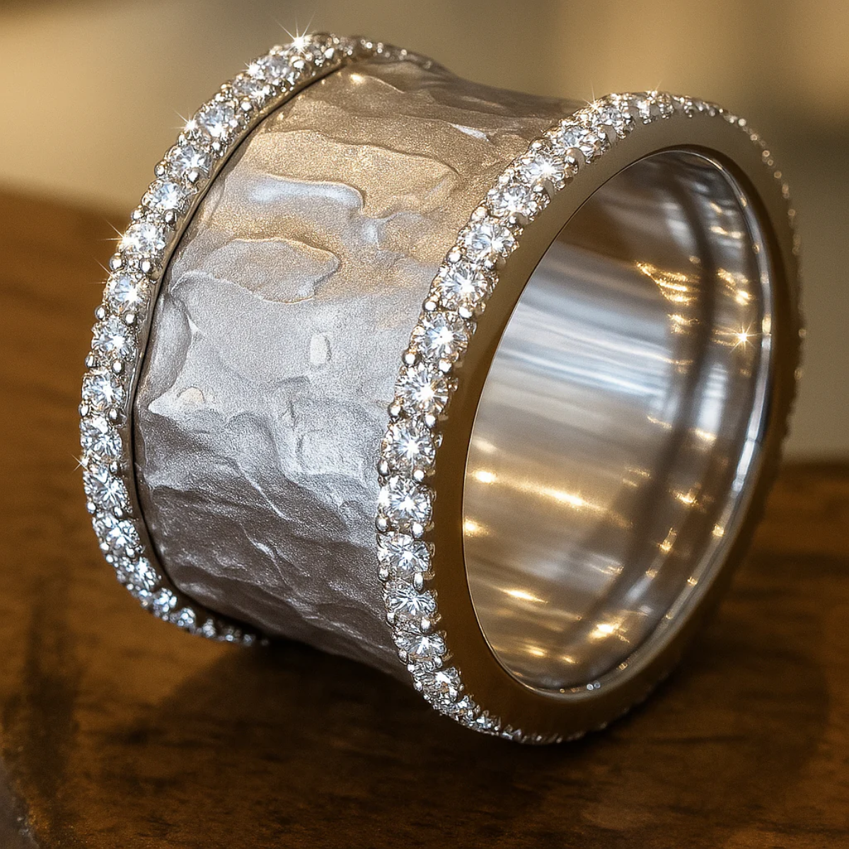 Anillo Vintage de Plata con Zirconios