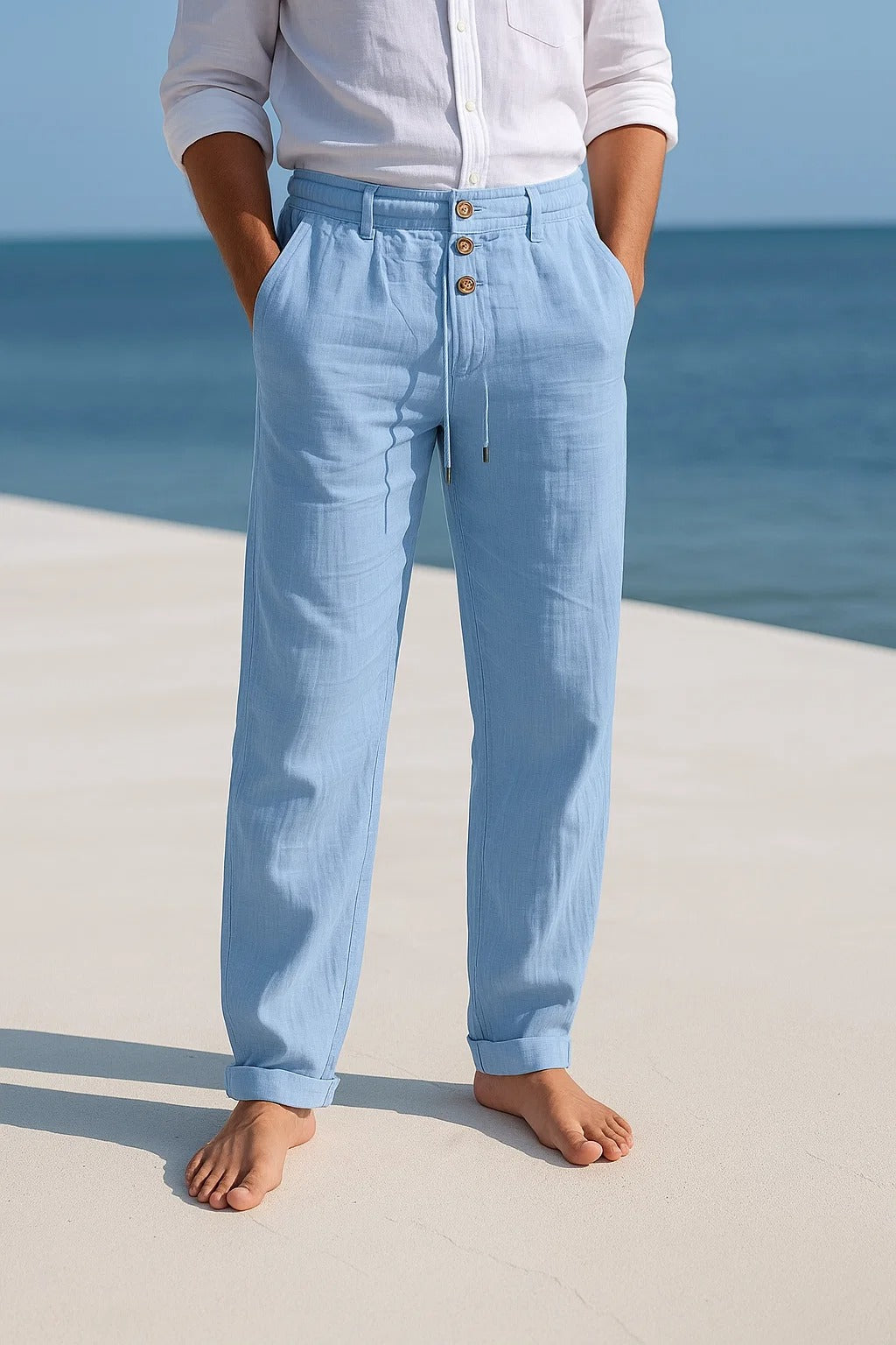 Matteo | Pantalones de Lino Ligeros de Verano