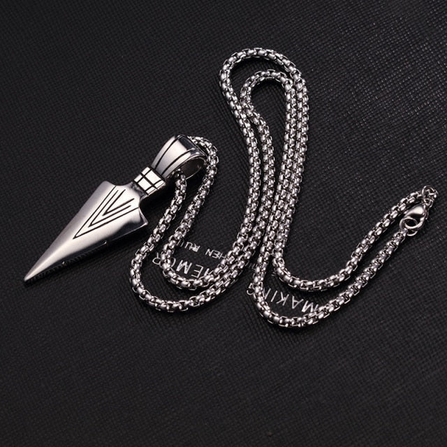 Collar Vintage de Acero Inoxidable para Hombre