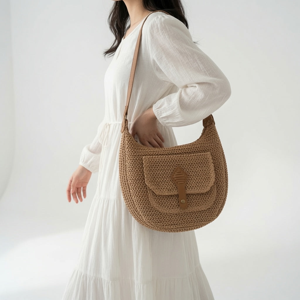 Azélina™ — Bolso Trenzado Boho Elegancia Natural