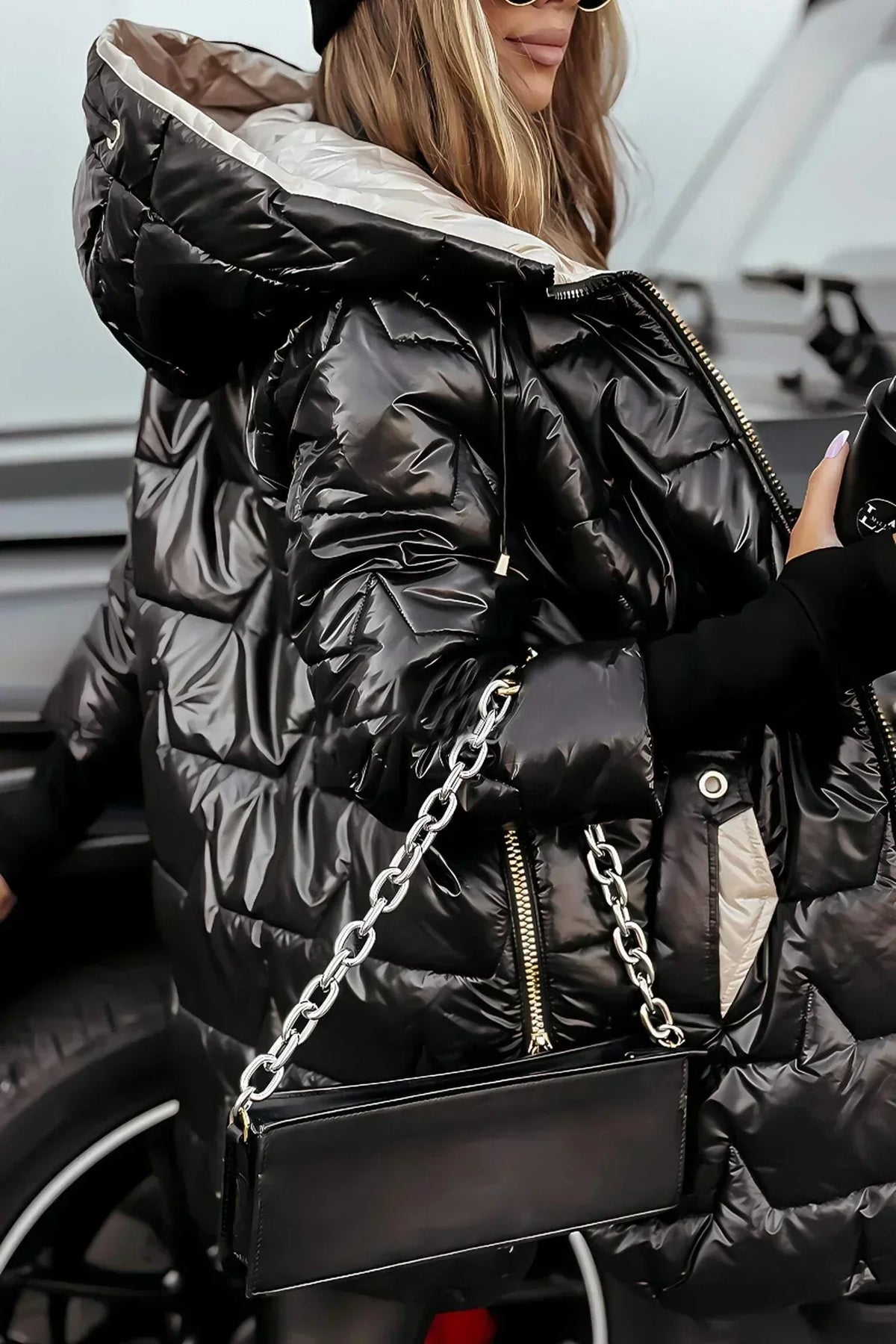 Almee | Plumas Largo Elegancia de Invierno