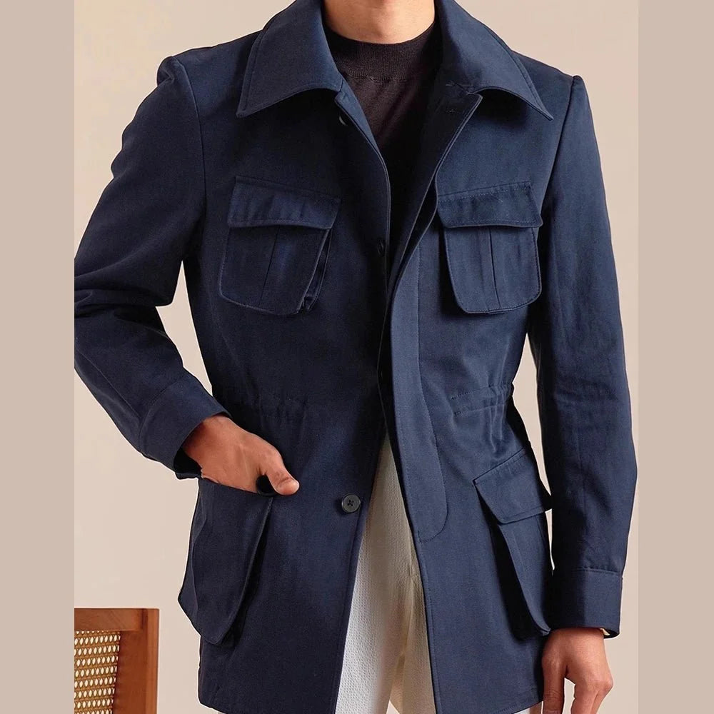 Chaqueta Old Money de Algodón Italiana