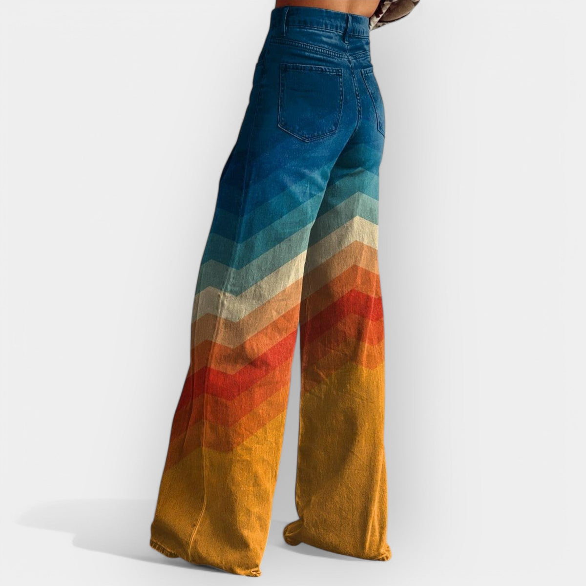 Bernada - Pantalones trapecio de talle alto