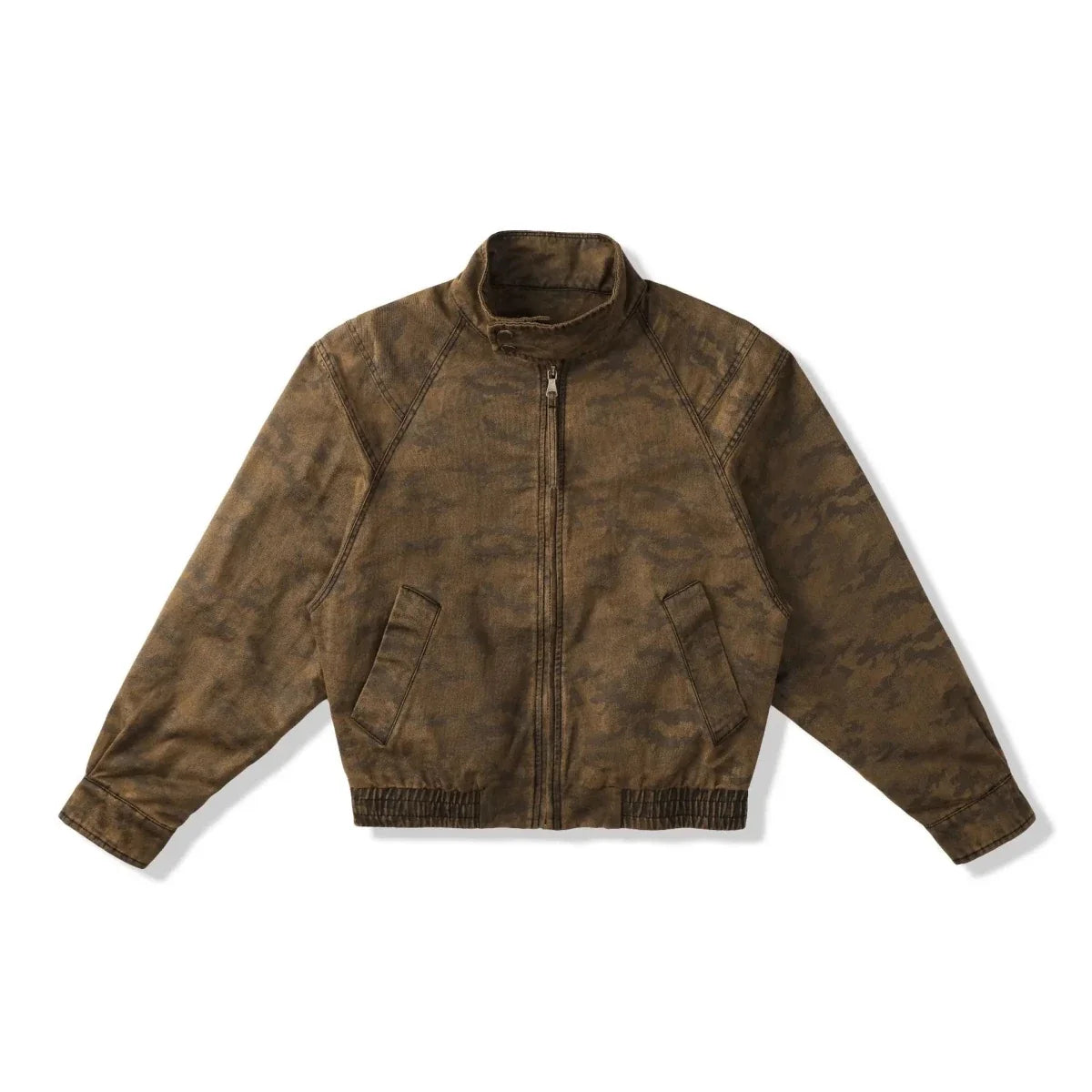 Chaqueta Moto Casual de Algodón Leo