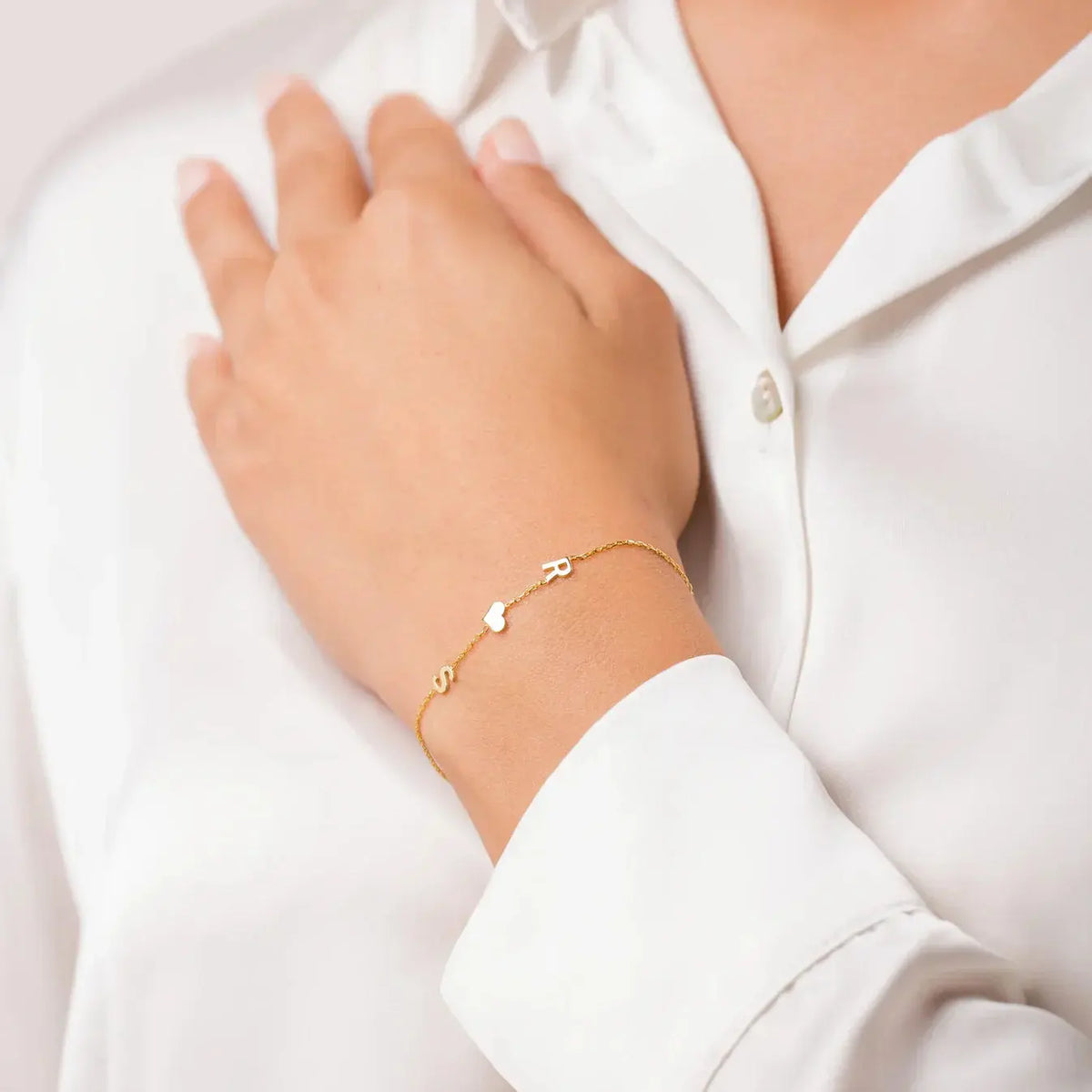 Pulsera de Inicial Horizontal Personalizada