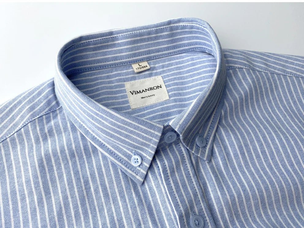 Camisa de Oficina Oxford a Rayas