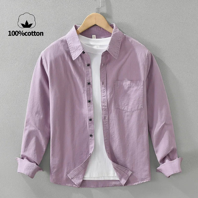 Camisa Casual de Algodón Santorini