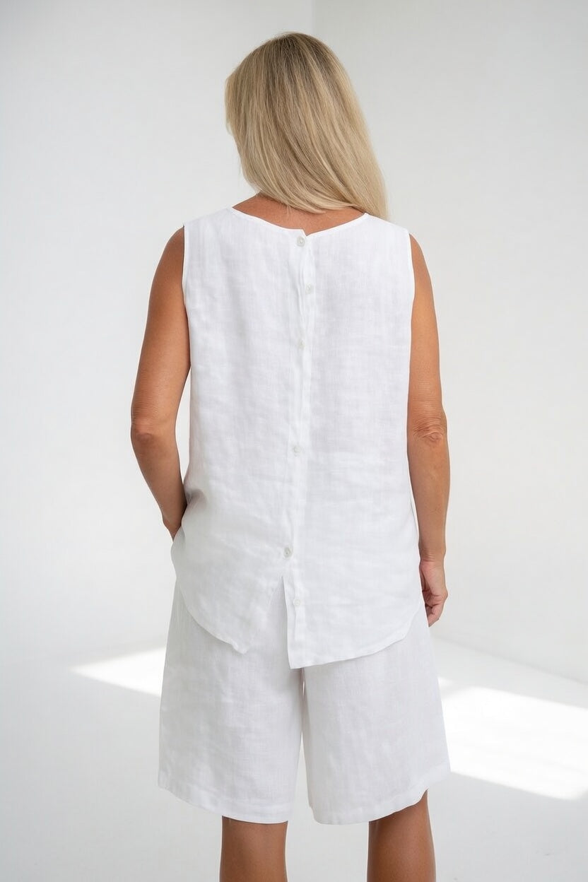 Alméline™ | Conjunto Sin Mangas Fluido Estival