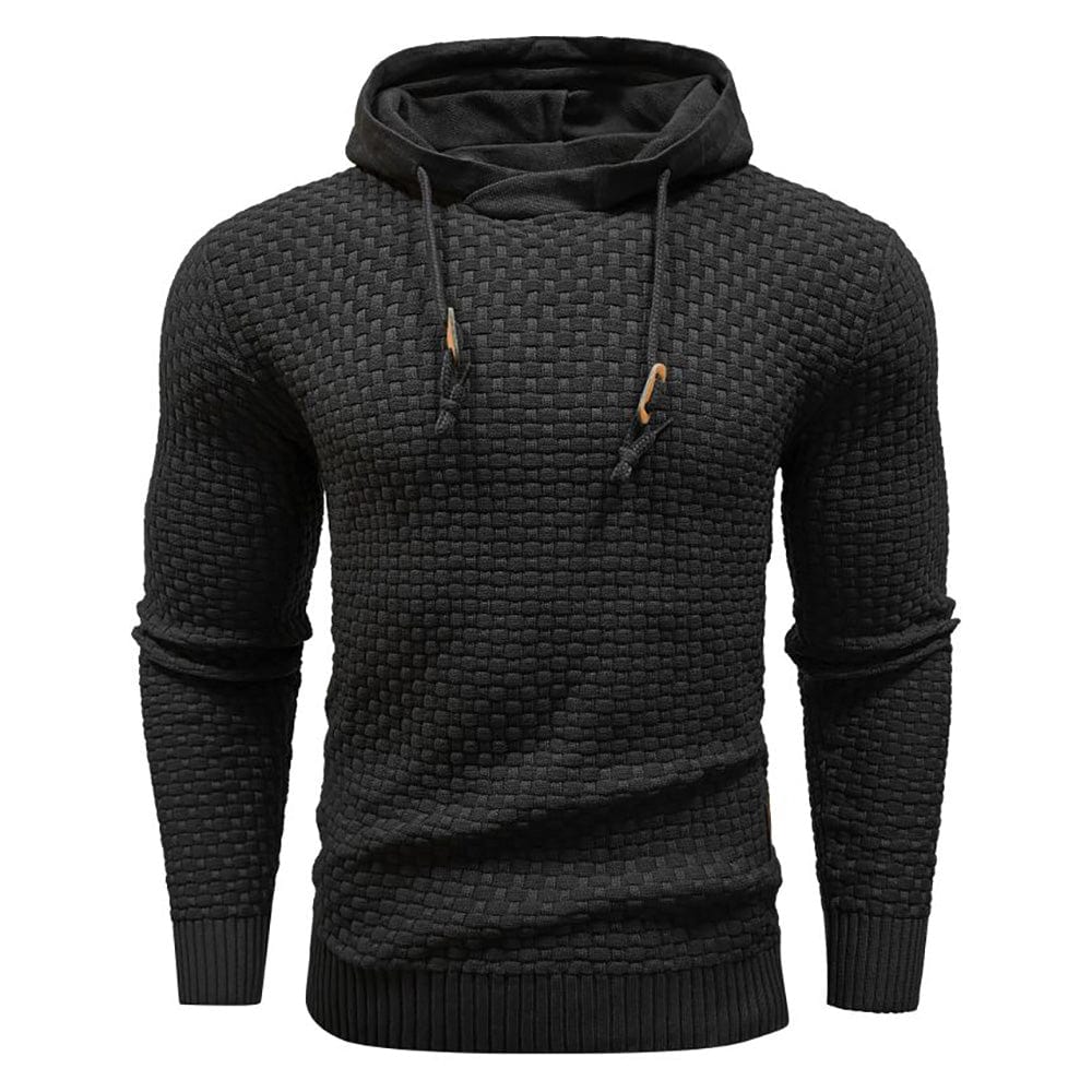 | SWEAT À CAPUCHE CLASSIQUE EN LAINE POUR HOMME