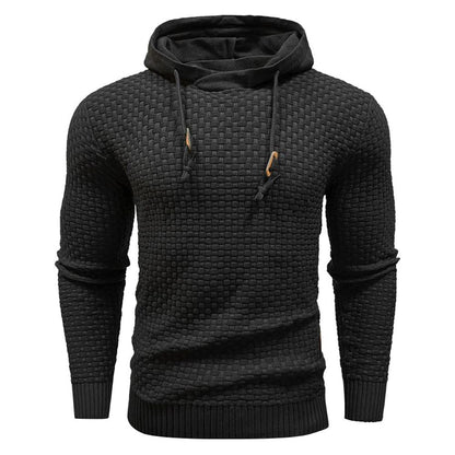| SWEAT À CAPUCHE CLASSIQUE EN LAINE POUR HOMME