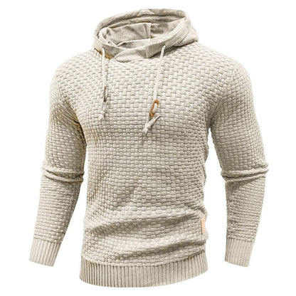 | SWEAT À CAPUCHE CLASSIQUE EN LAINE POUR HOMME
