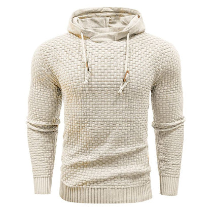 | SWEAT À CAPUCHE CLASSIQUE EN LAINE POUR HOMME