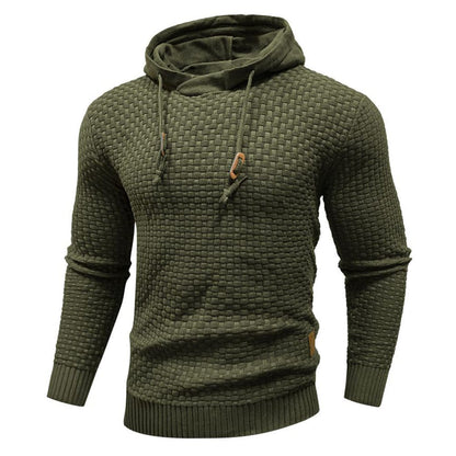 | SWEAT À CAPUCHE CLASSIQUE EN LAINE POUR HOMME