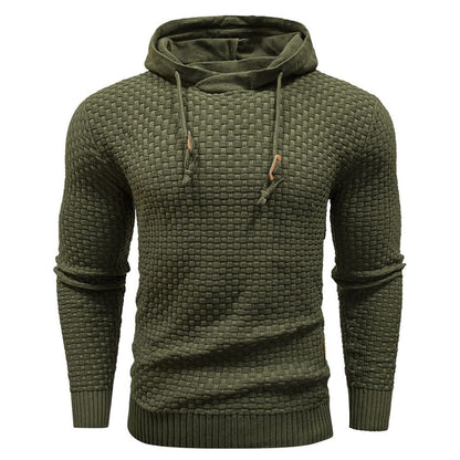 | SWEAT À CAPUCHE CLASSIQUE EN LAINE POUR HOMME
