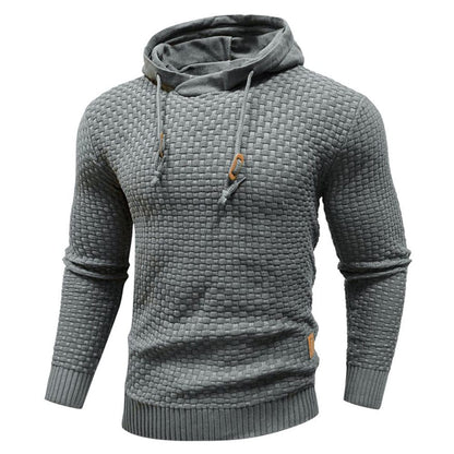 | SWEAT À CAPUCHE CLASSIQUE EN LAINE POUR HOMME