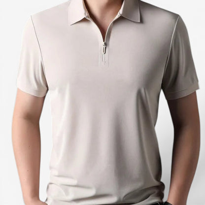 Polo Slim Fit Elástico con Media Cremallera Ramon