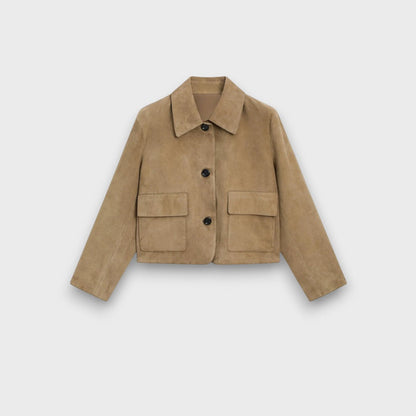 Naomi – Chaqueta elegante de ante clásica
