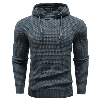 | SWEAT À CAPUCHE CLASSIQUE EN LAINE POUR HOMME
