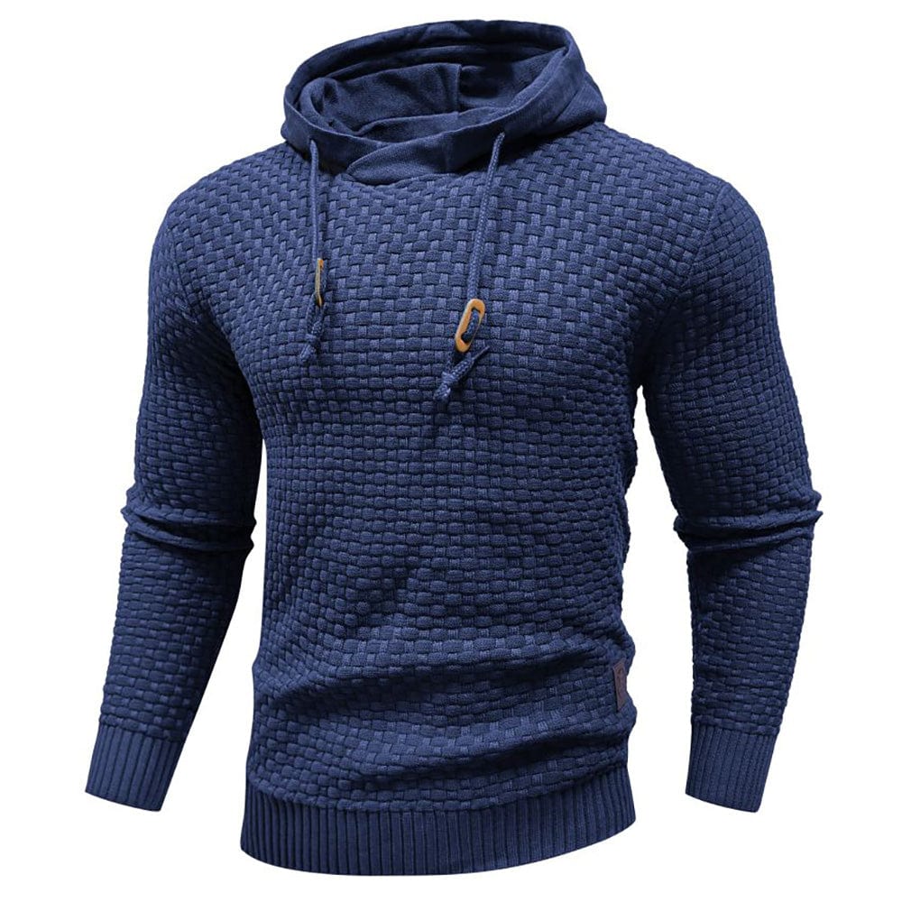 | SWEAT À CAPUCHE CLASSIQUE EN LAINE POUR HOMME