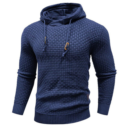 | SWEAT À CAPUCHE CLASSIQUE EN LAINE POUR HOMME
