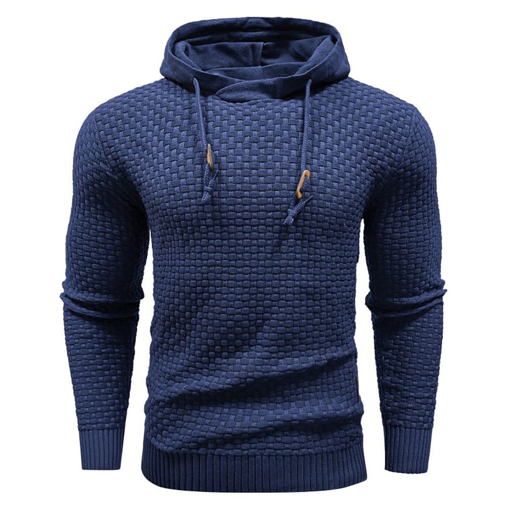 | SWEAT À CAPUCHE CLASSIQUE EN LAINE POUR HOMME