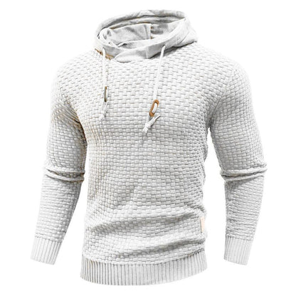 | SWEAT À CAPUCHE CLASSIQUE EN LAINE POUR HOMME