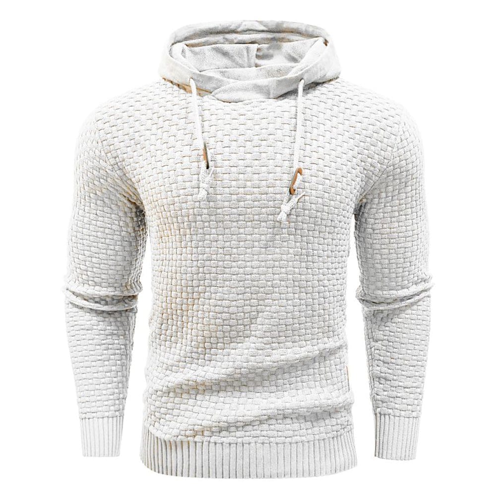 | SWEAT À CAPUCHE CLASSIQUE EN LAINE POUR HOMME
