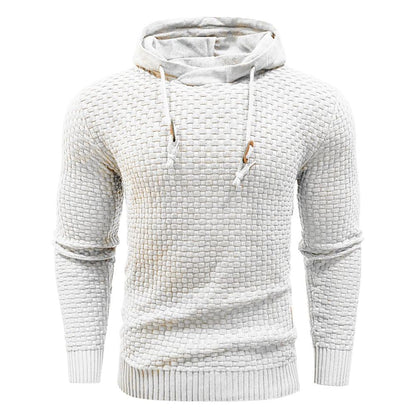 | SWEAT À CAPUCHE CLASSIQUE EN LAINE POUR HOMME