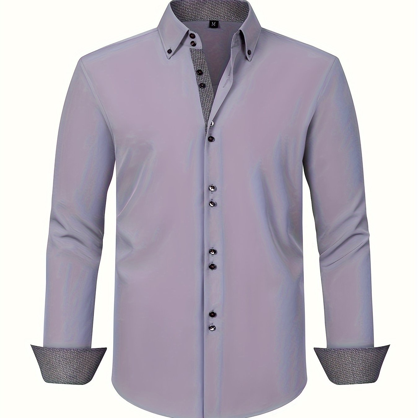 | CHEMISE ÉLÉGANTE LÉGÈRE AVEC DÉTAILS CONTRASTÉS