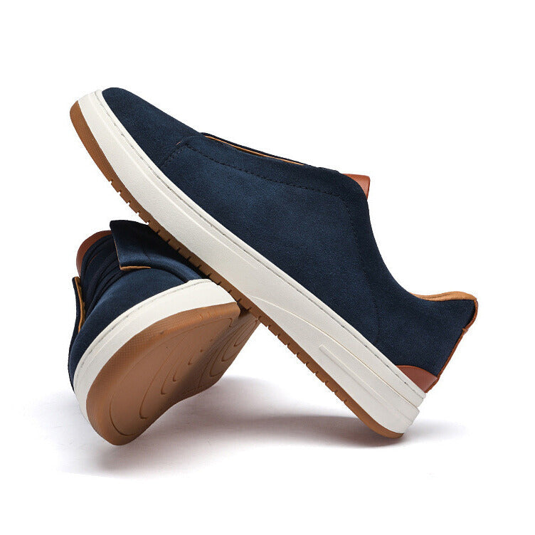 | CHAUSSURES SANS LACETS EN DAIM POUR HOMME