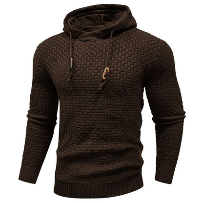 | SWEAT À CAPUCHE CLASSIQUE EN LAINE POUR HOMME