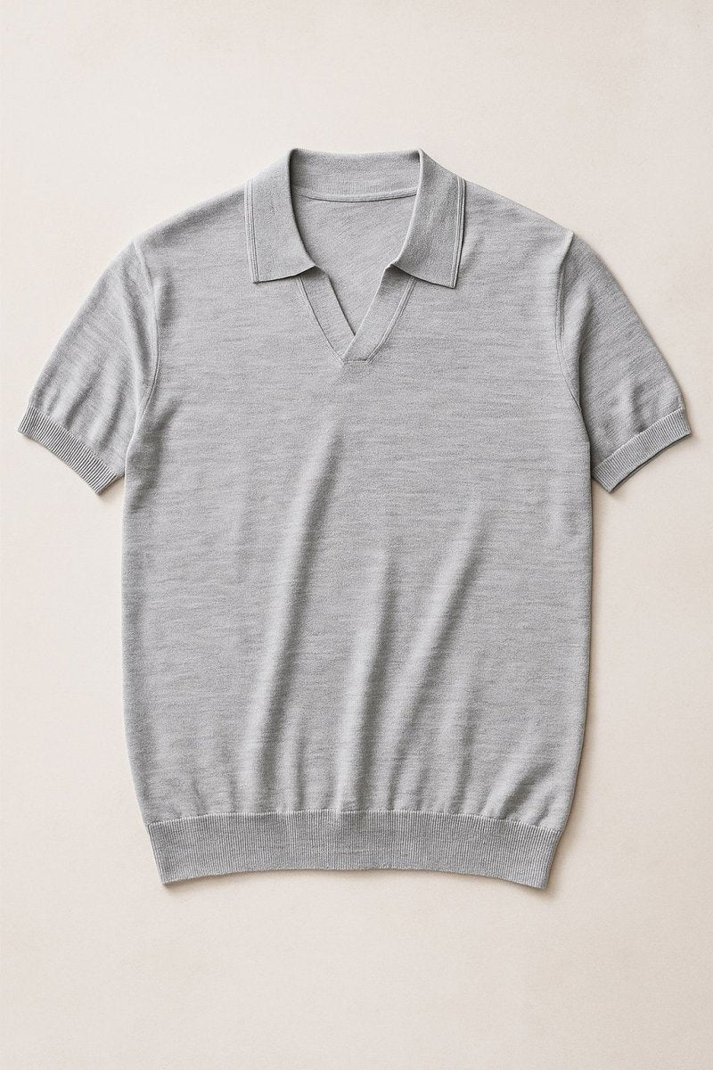 Polo Casual 100% Lana Merino para Hombre