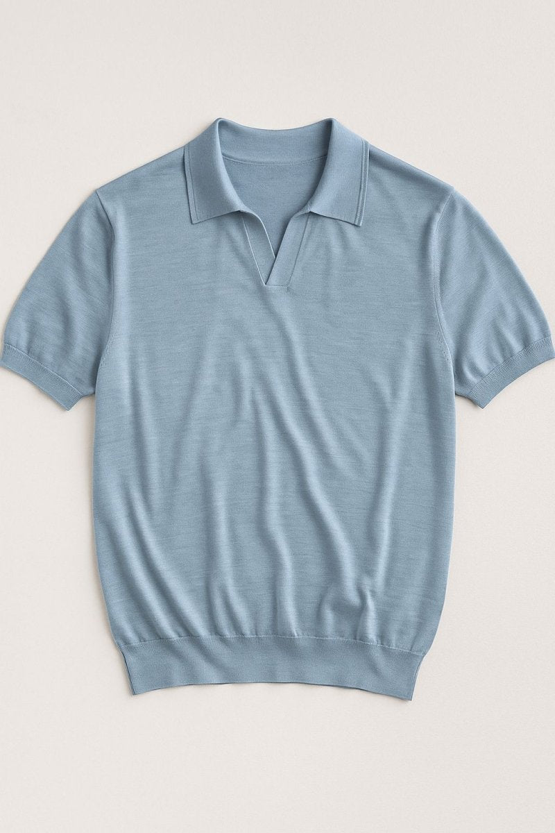 Polo Casual 100% Lana Merino para Hombre
