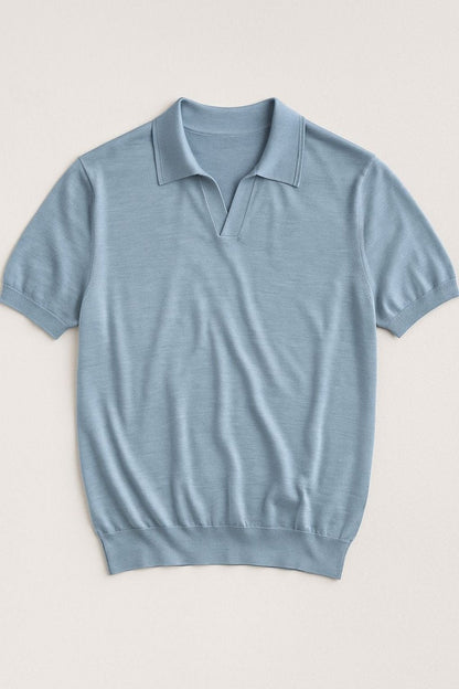 Polo Casual 100% Lana Merino para Hombre