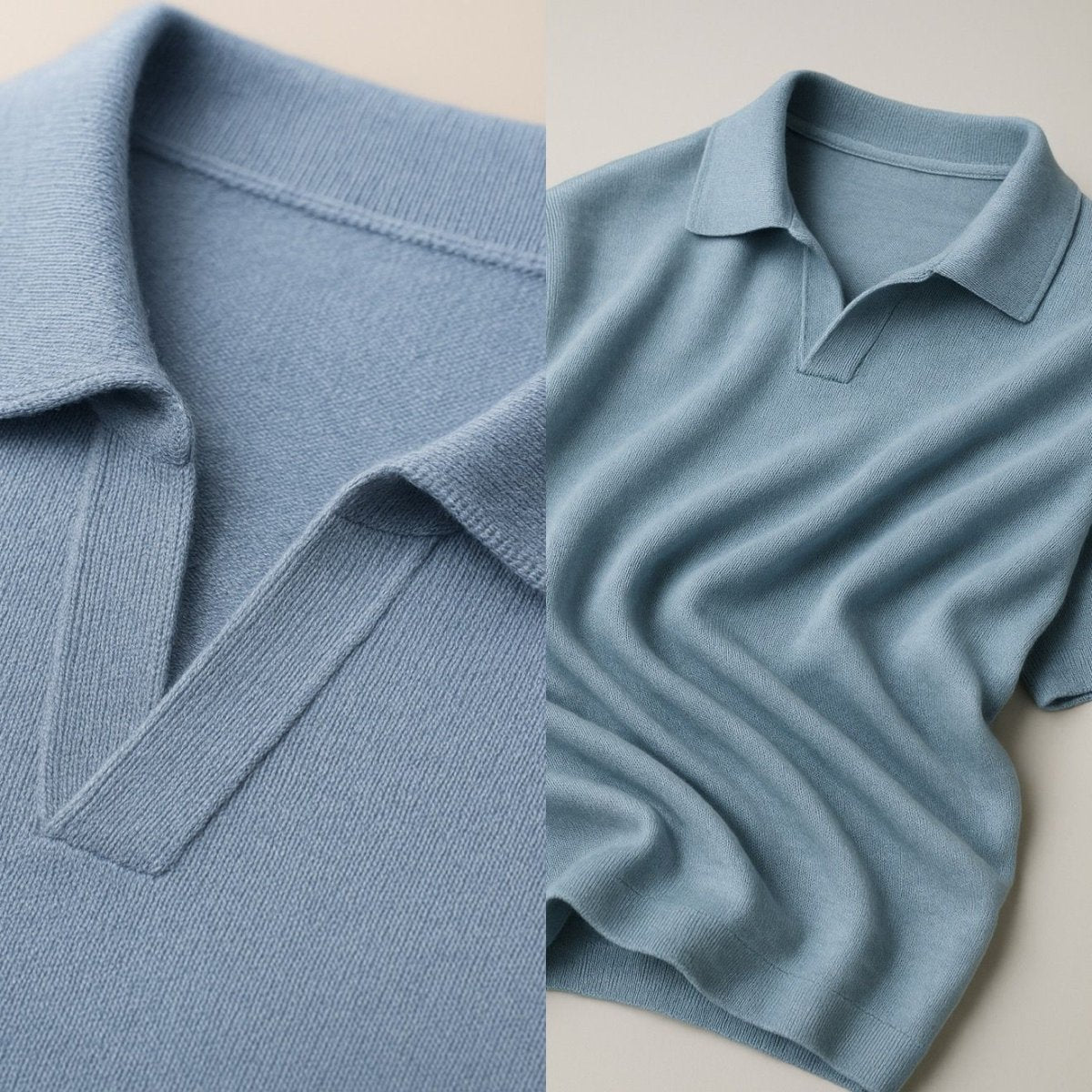 Polo Casual 100% Lana Merino para Hombre