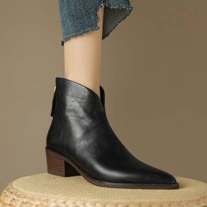 | Bottines Élégantes en Cuir