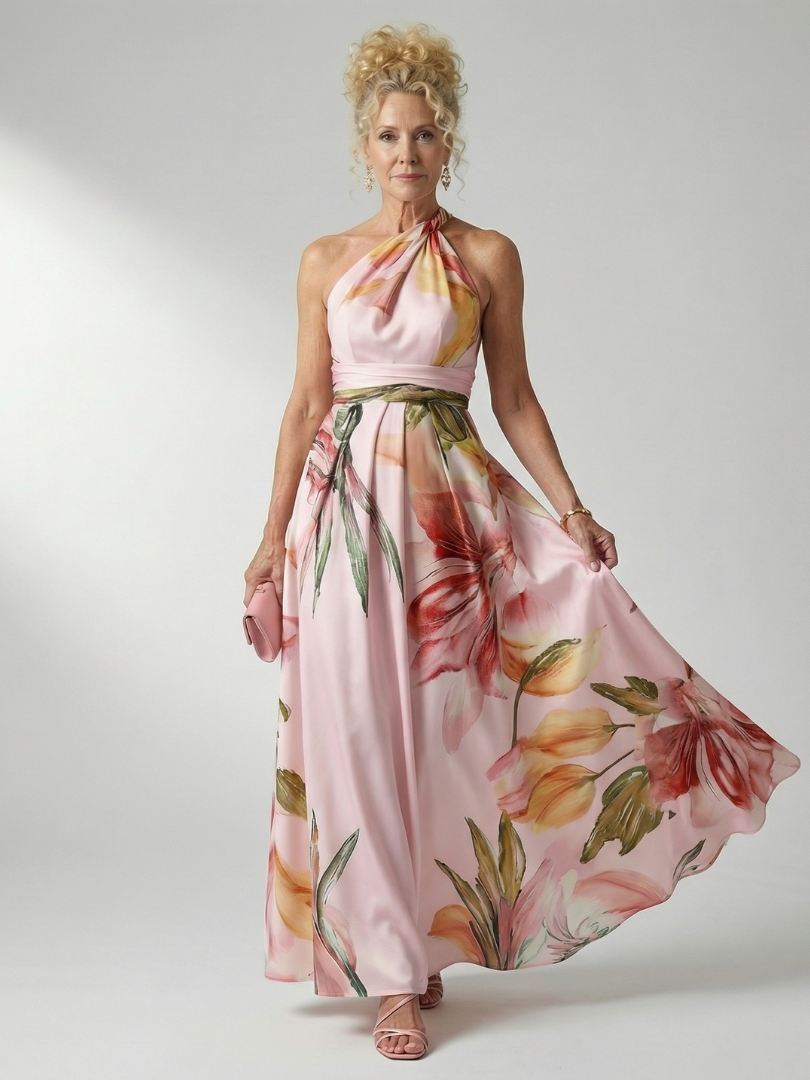 | Robe Maxi Fleurie Légère Amiel