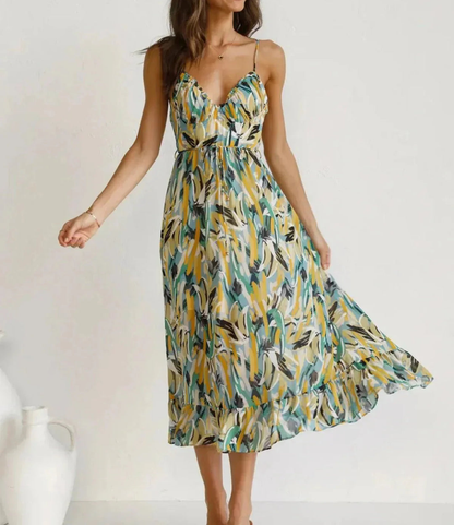 | Robe Midi Éclat Coloré